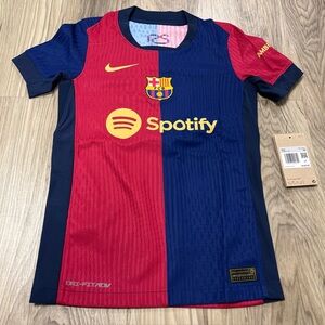 NIKE AUTHENTIC BARCELONA MATCH Home JERSEY 24/25 DRI-FIT ADV Kids XS FN9064-456